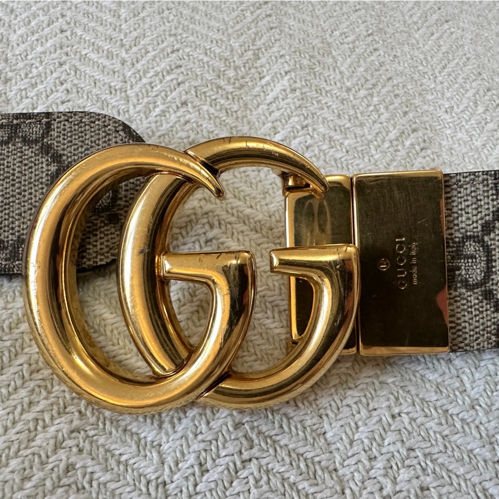 Gucci Belt Oversize GG Reservible - Picture 5 of 16